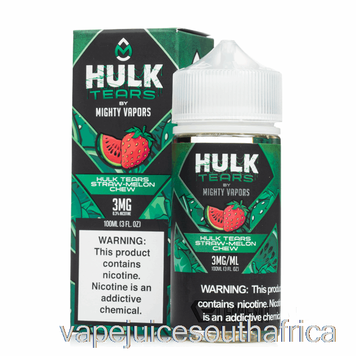 Vape Pods Hulk Tears Straw Melon Chew - Hulk Tears - 100Ml 3Mg